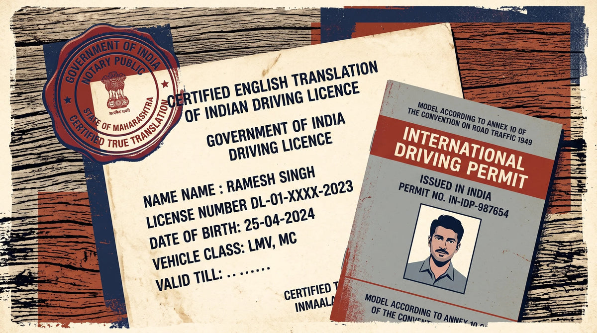 Driving License Translation Rejected Abroad — 2026 Fix for Indians (Certified Translation Services)