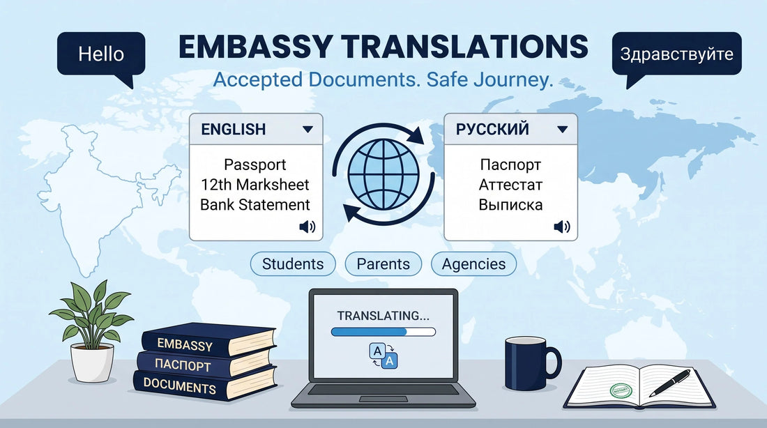 Why Embassy Translations Get Rejected: Family Document Guide for Russia
