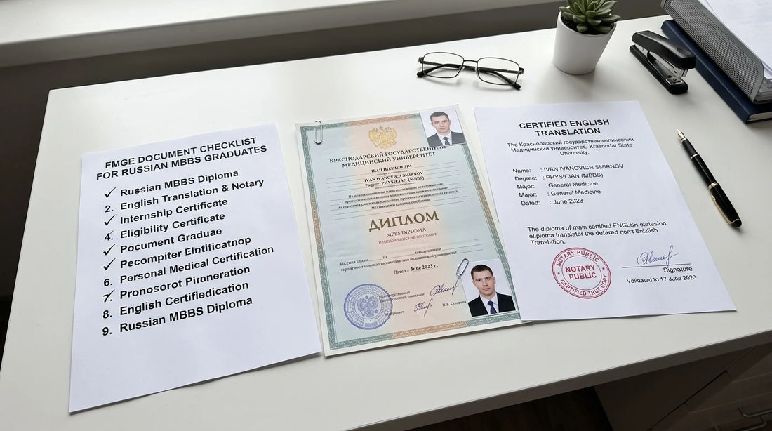 FMGE 2026 Document Checklist: Russian MBBS Degree Translation Guide