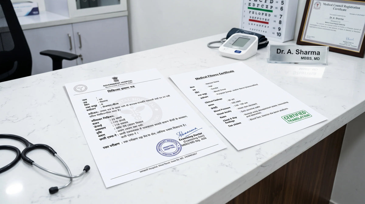 Medical Fitness Certificate Translation Rejected by Embassy? Why Your Work Visa Medical Failed (And the 2026 Fix)