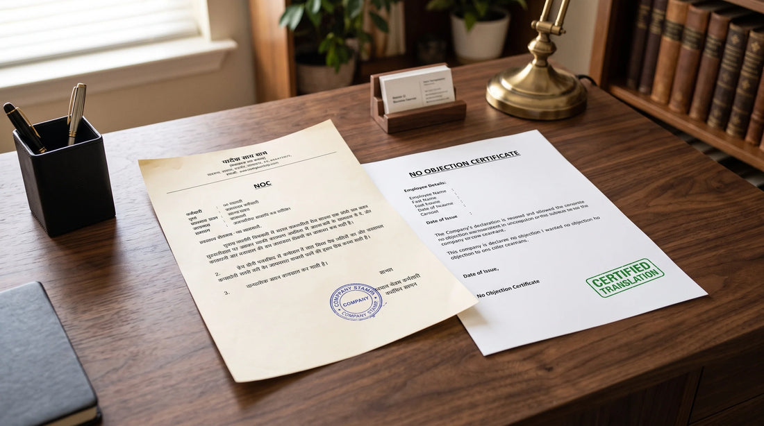 No Objection Certificate (NOC) Translation for Immigration — Why It Gets Rejected and How to Fix It in 2026