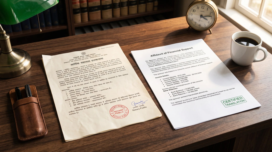 Affidavit of Financial Support Translation Rejected? Why Your Student Visa Is Stuck (And the 2026 Fix)