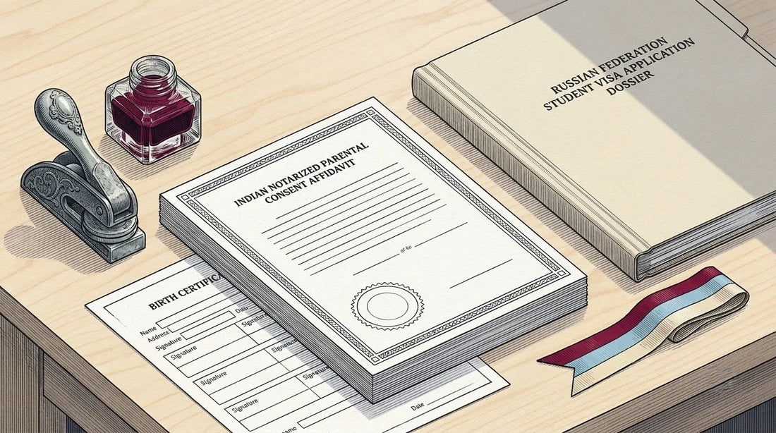 Parental Consent Affidavit Translation Rejected for Russian Student Visa? The 2026 Fix
