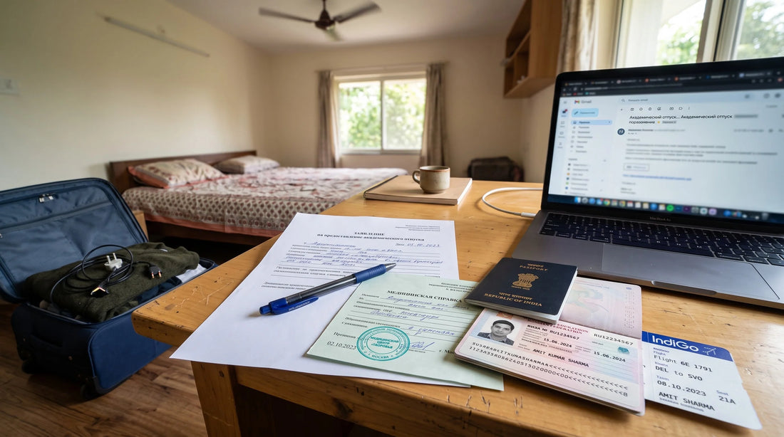 Leave of Absence from a Russian University (2026): The Real Mari State Story, the Visa-Expiry Trap & How to Return Home for NEET or Family Without Losing Your Seat, Your Visa or Your Year