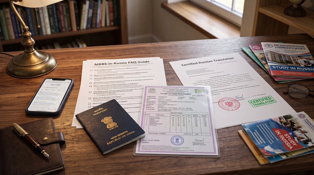 MBBS in Russia 2026: Complete Student FAQ — Is It NMC Approved? 6-Year Duration, Fees in Rupees, Safety & the Real Document Checklist (2026 Guide)