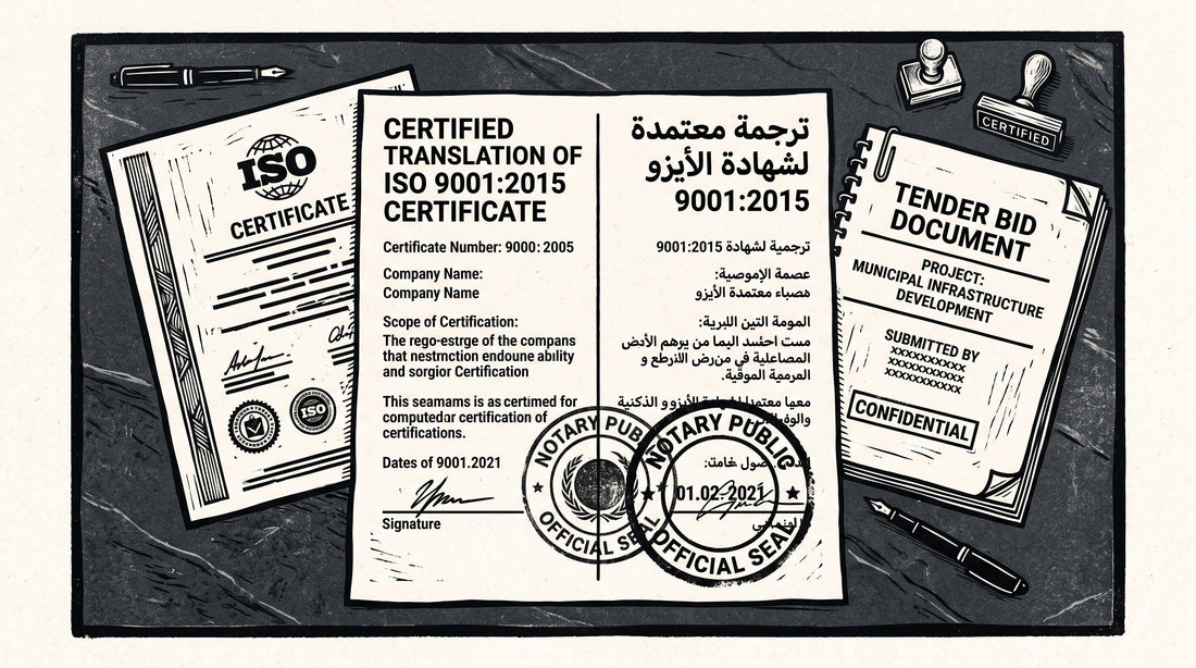 ISO Certificate Translation Rejected in Tender — 2026 Fix for Bidders (Certified)