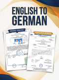 English to German Certified Translation of Degrees, Certificates & other Legal Documents