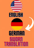 English to German Sworn Translation of Documents