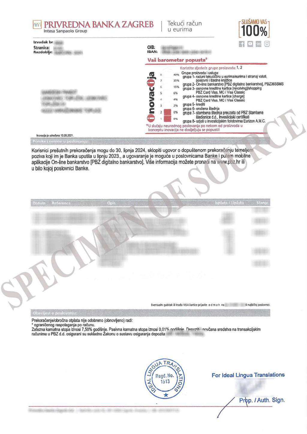 Croatian to English Certified Translation of Degrees, Certificates & Other Legal Documents