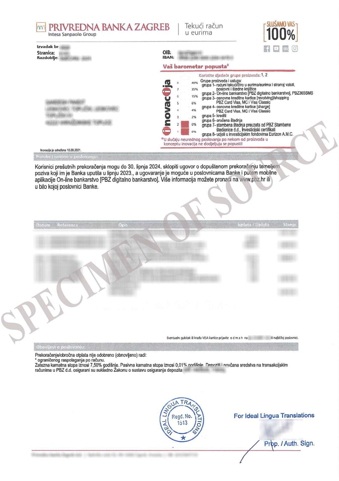 Croatian to English Certified Translation of Degrees, Certificates & Other Legal Documents
