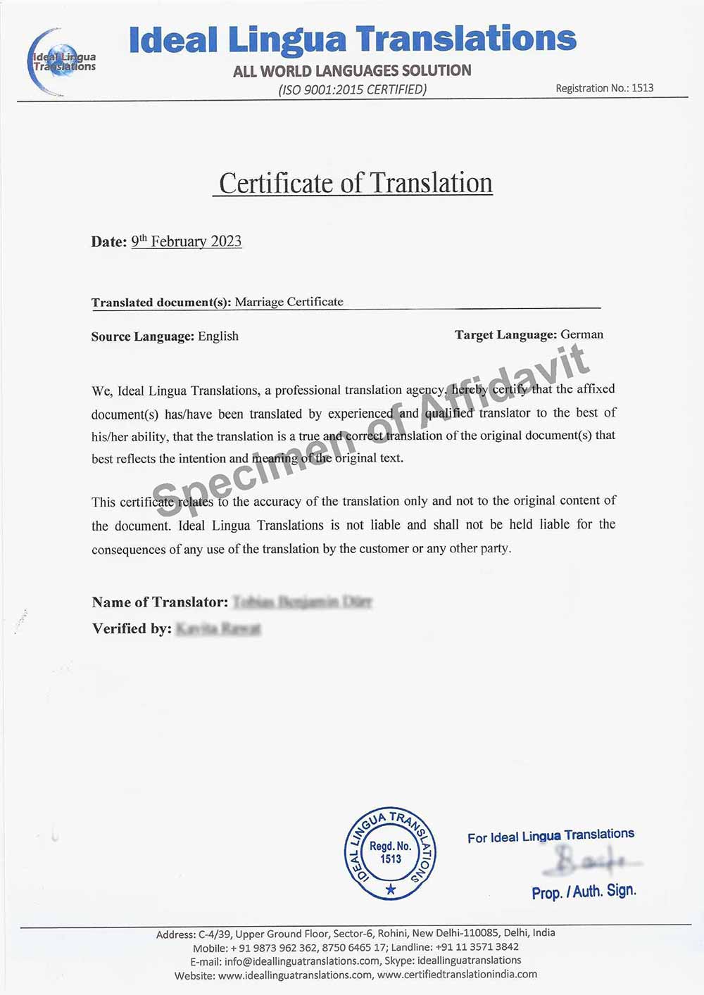 english-german-marriage-certificate-translation